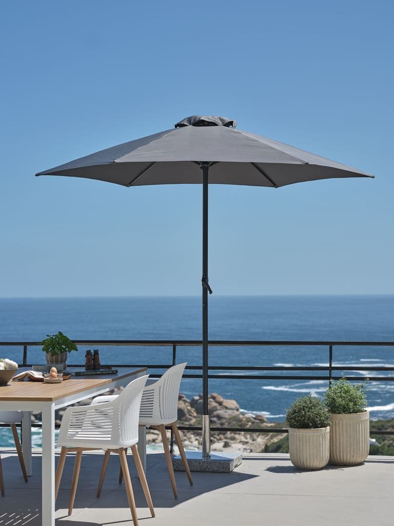 Guarda-sol NAPPEDAM Ø250 cinzento escuro