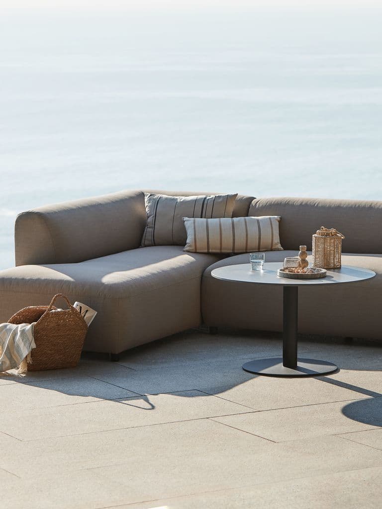 Lounge set HELAGS + VEDBY 5 lugares 4 estações bege