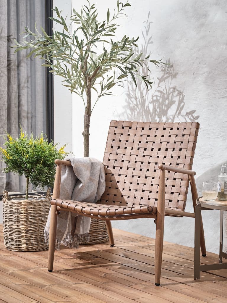 Cadeira lounge EDDERUP natural