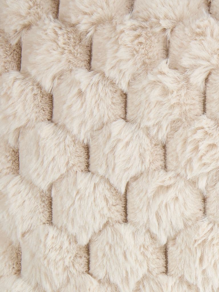 Almofada decorativa HVIDBLOMME 45x45 bege