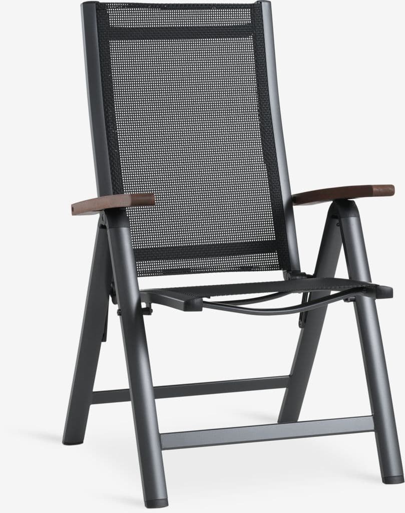 YTTRUP C150 mesa madeira + 4 LIMHAMN cadeira cinzenta