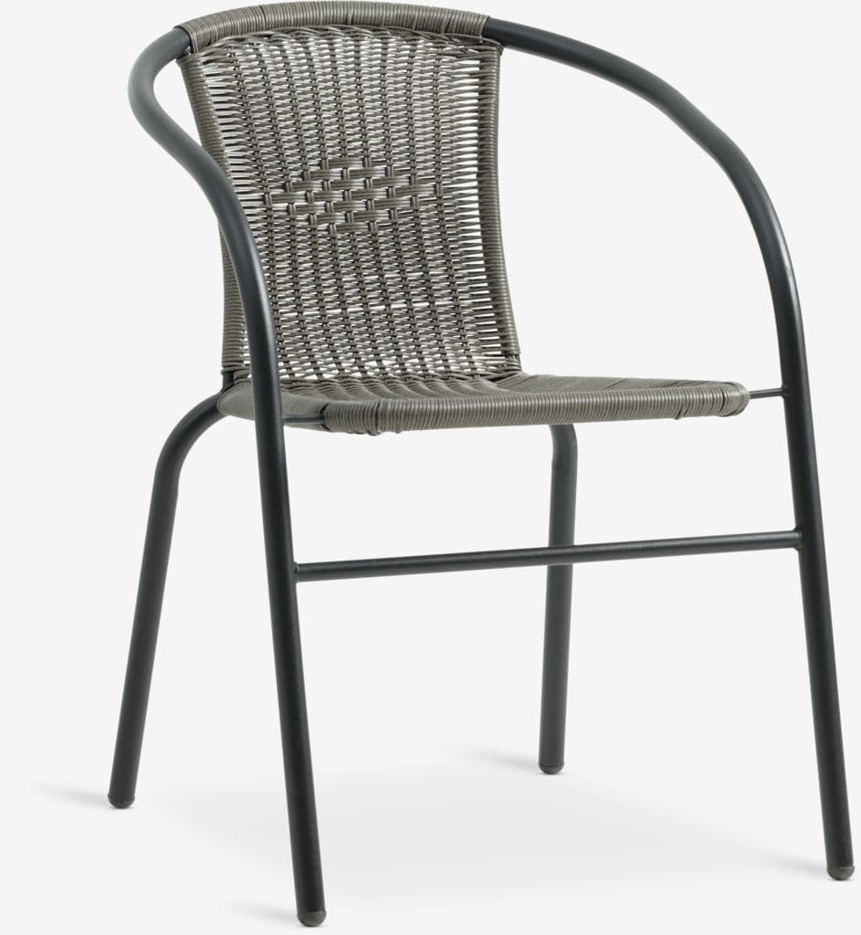 RADSTRUP Ø60 mesa + 2 GRENAA cadeira preto
