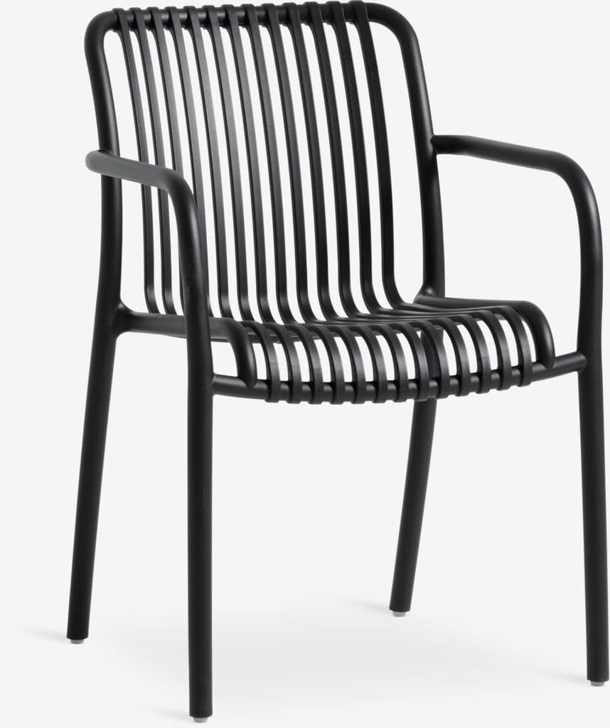 TIPMOSE C70 mesa cinzento + 2 NABBEN cadeiras preto