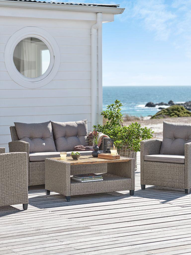 Lounge set VEN 4 lugares natural