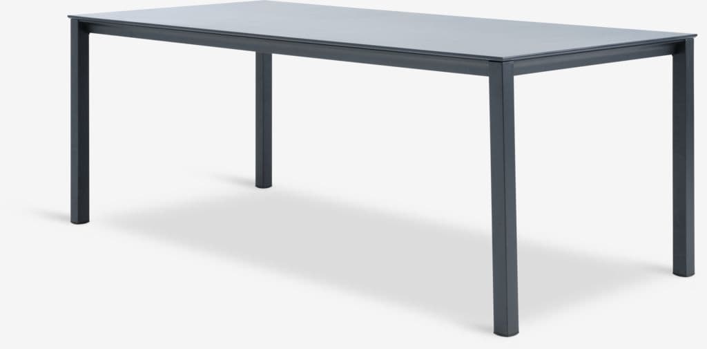 LANGET C207 mesa + 4 LABING cadeira preto