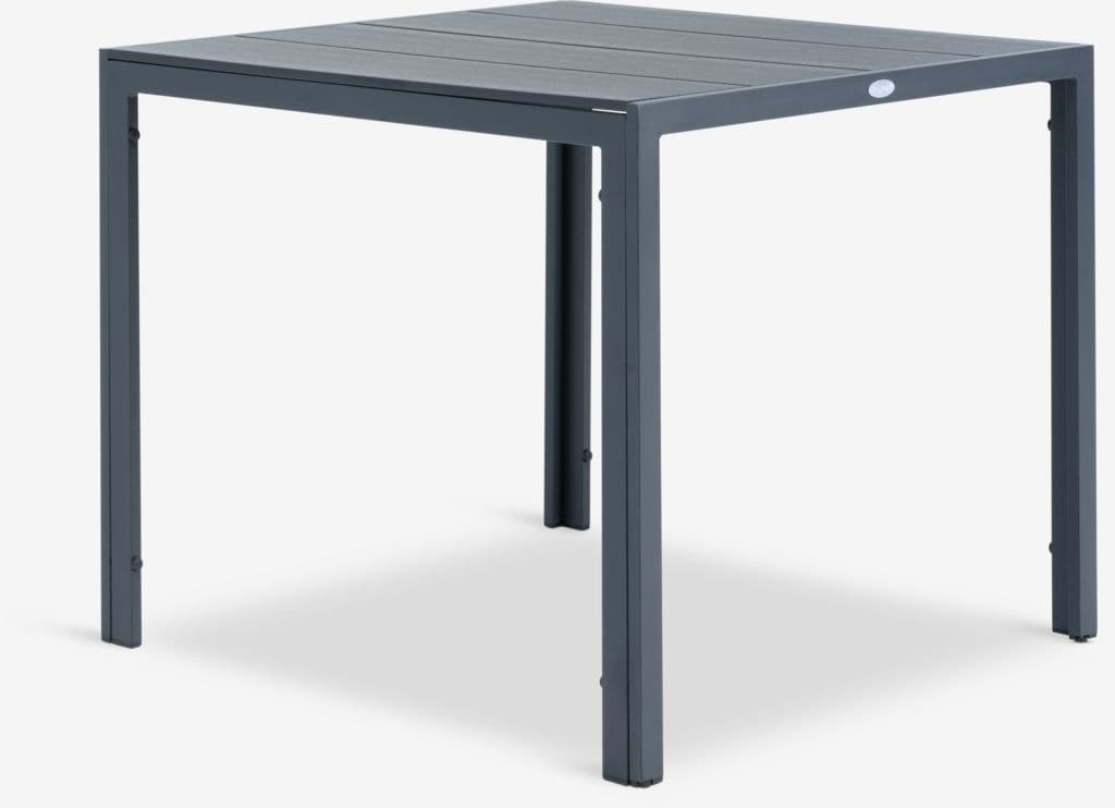MADERUP C90 mesa + 4 GUDHJEM cadeira preto