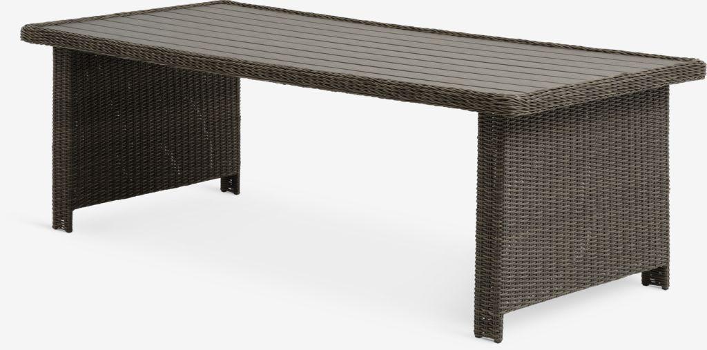 Mesa de jardim GAMMELBY L100xC225 cinzento