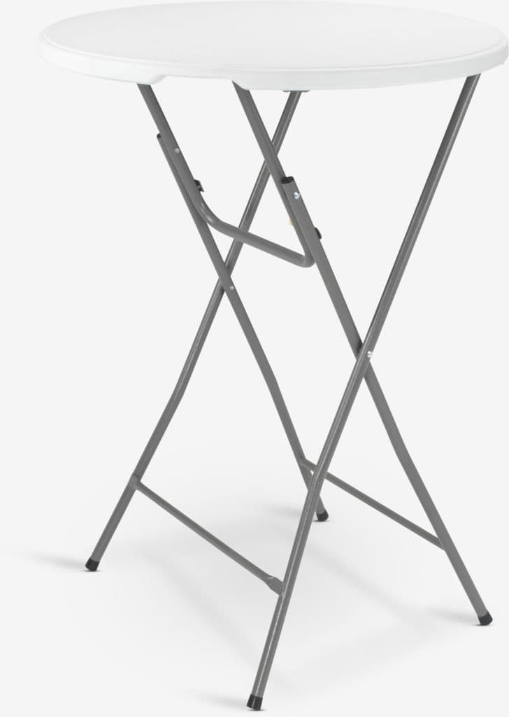 Mesa de bar LANGERIM Ø80 branco