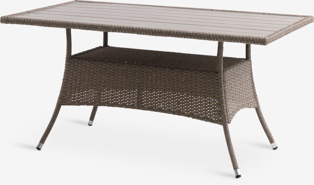 STRIB C150 mesa + 4 GUDHJEM cadeira natural