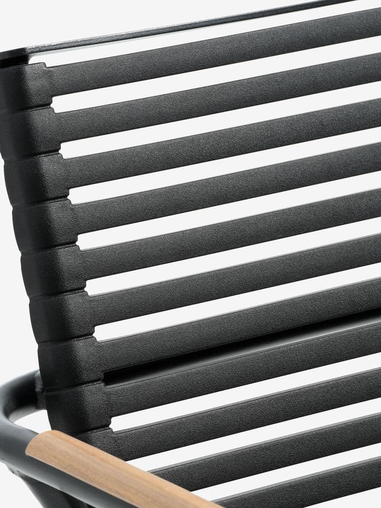 Cadeira empilhável NABE preto