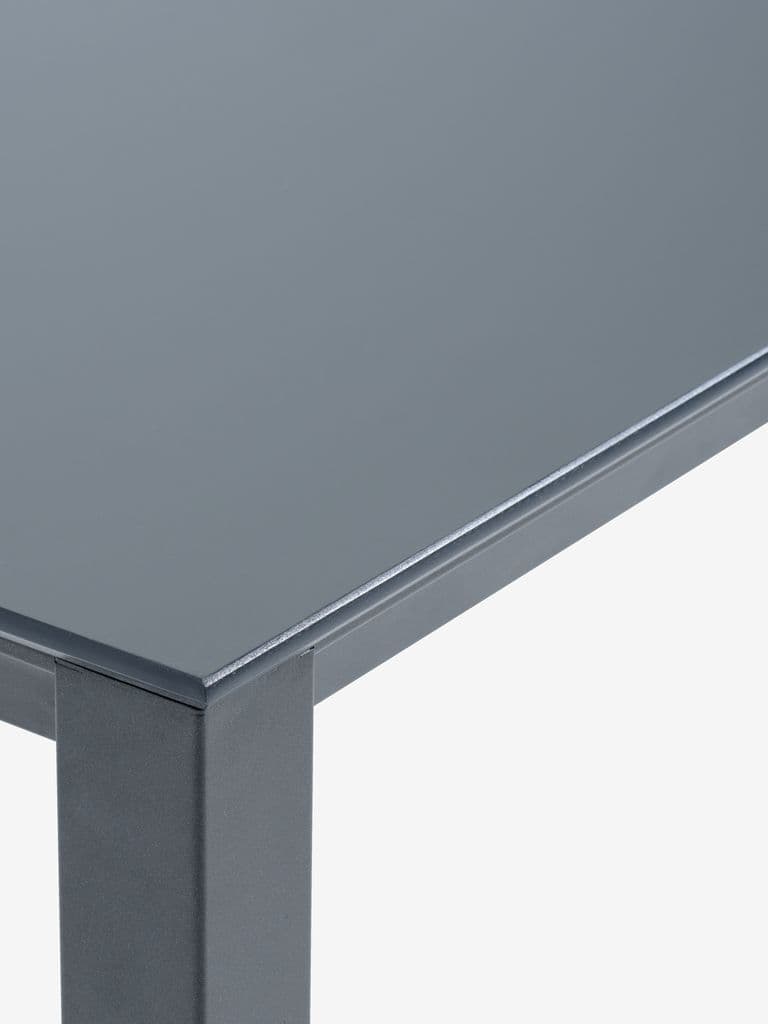 LANGET C207 mesa + 4 LABING cadeira preto