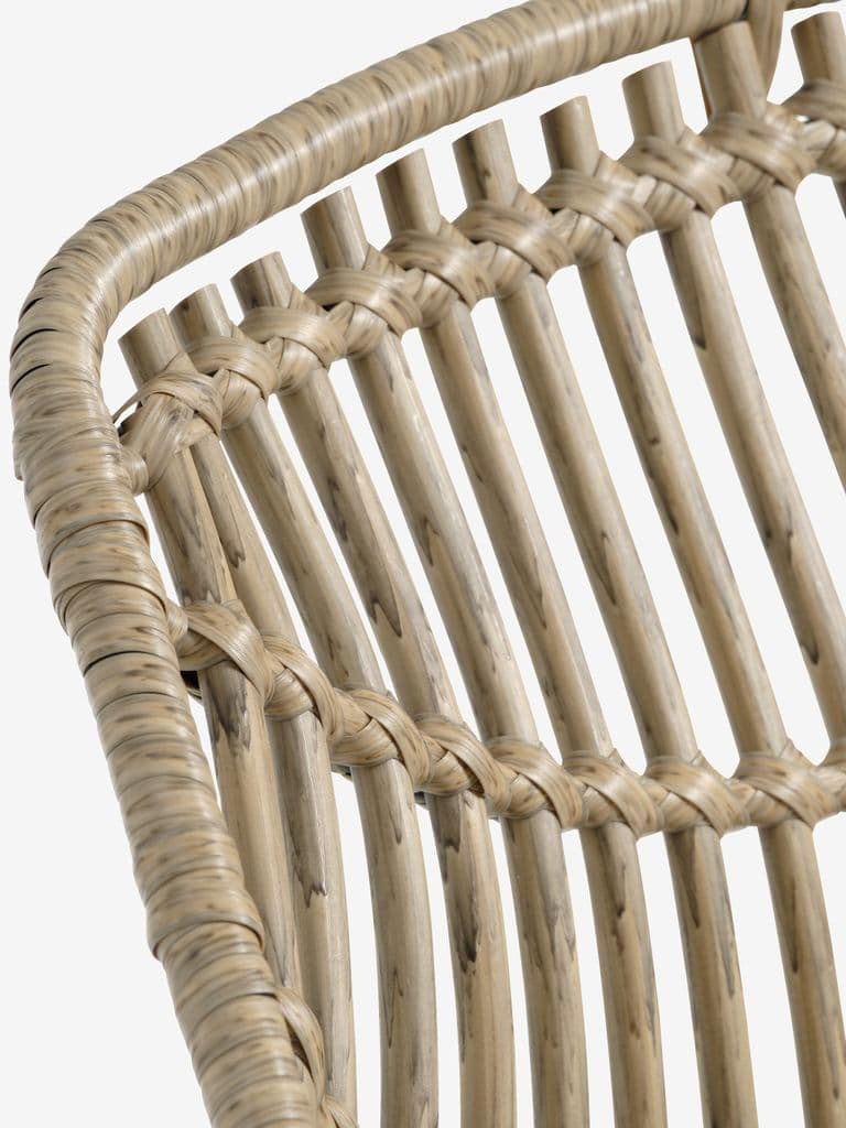 FAUSING C220 mesa preto + 4 ILDERHUSE cadeira natural