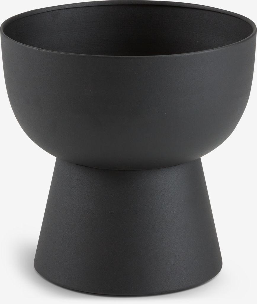 Vaso jardim LOMVI Ø30xA30 preto