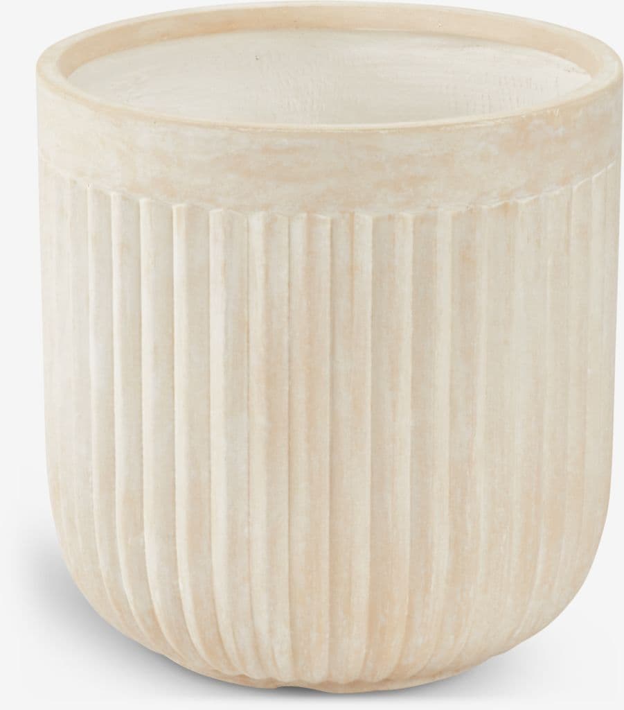 Vaso jardim BRILLEAND Ø37xH37 natural