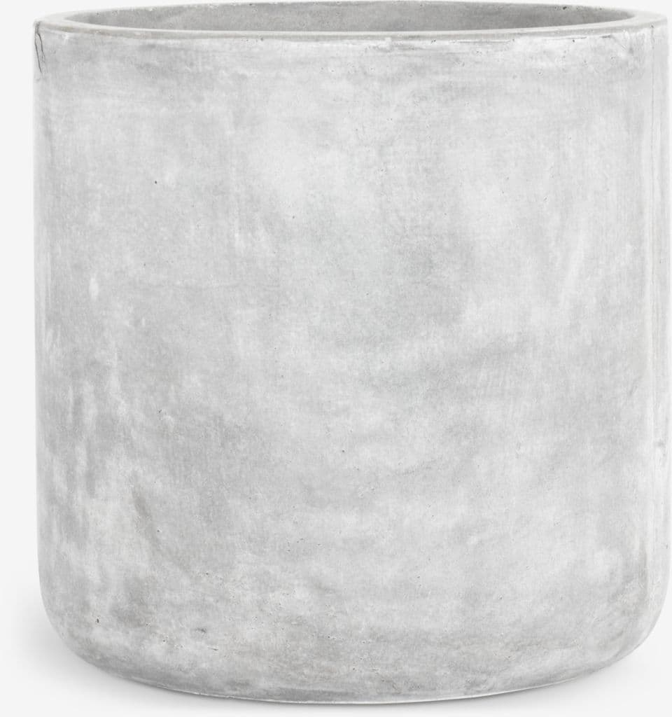 Vaso jardim FLUGA Ø42xA42 cinzento