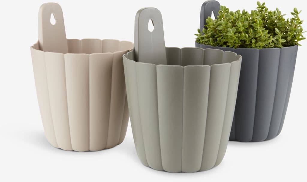 Vaso jardim BUKSEBIE Ø16xA21 sortido