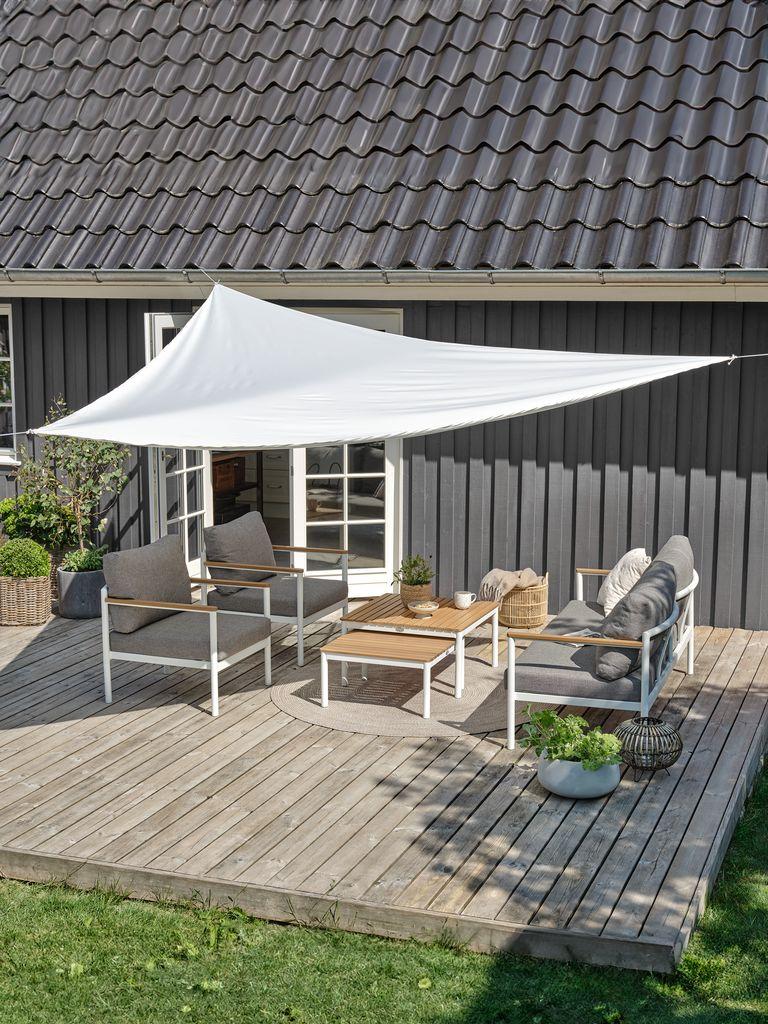 Toldo vela HOLD-AN L360xC360xP360 branco