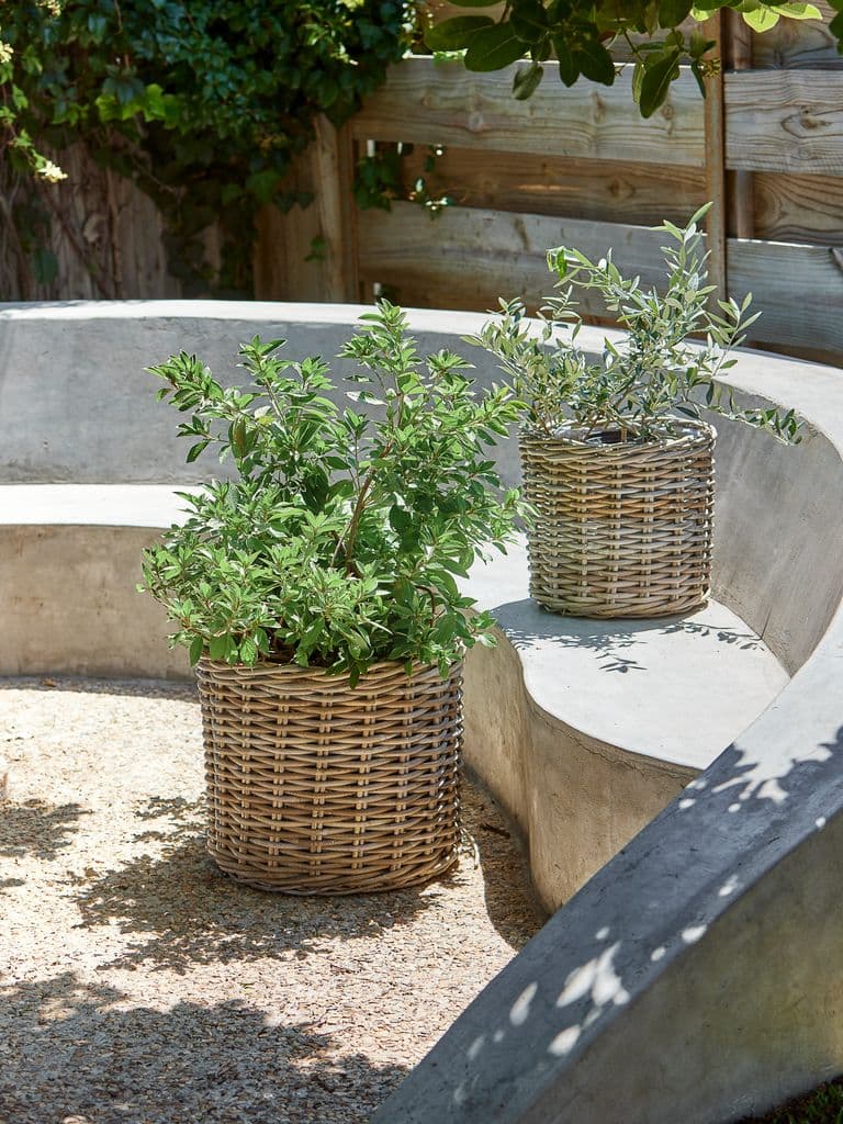 Cesto de jardim SEGLA Ø50xA45 rattan natural