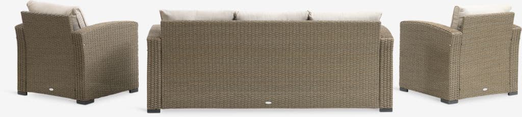 Lounge set VEMB 5 lugares natural