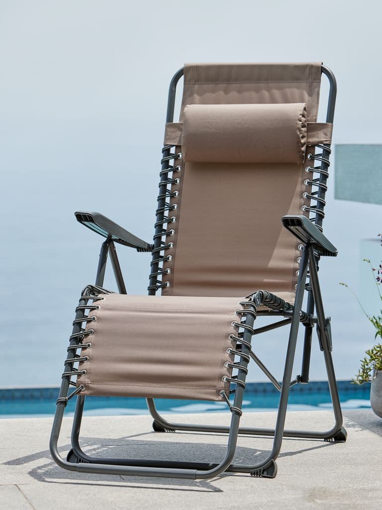 Cadeirão relax ULFBORG areia escuro