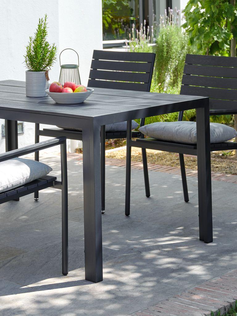 Mesa de jardim MADERUP L90xC150 preto