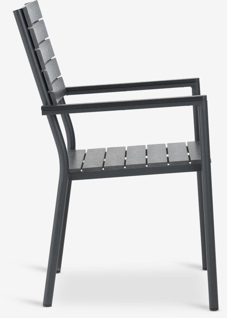 MADERUP C150 table + 4 PADHOLM cadeira preto