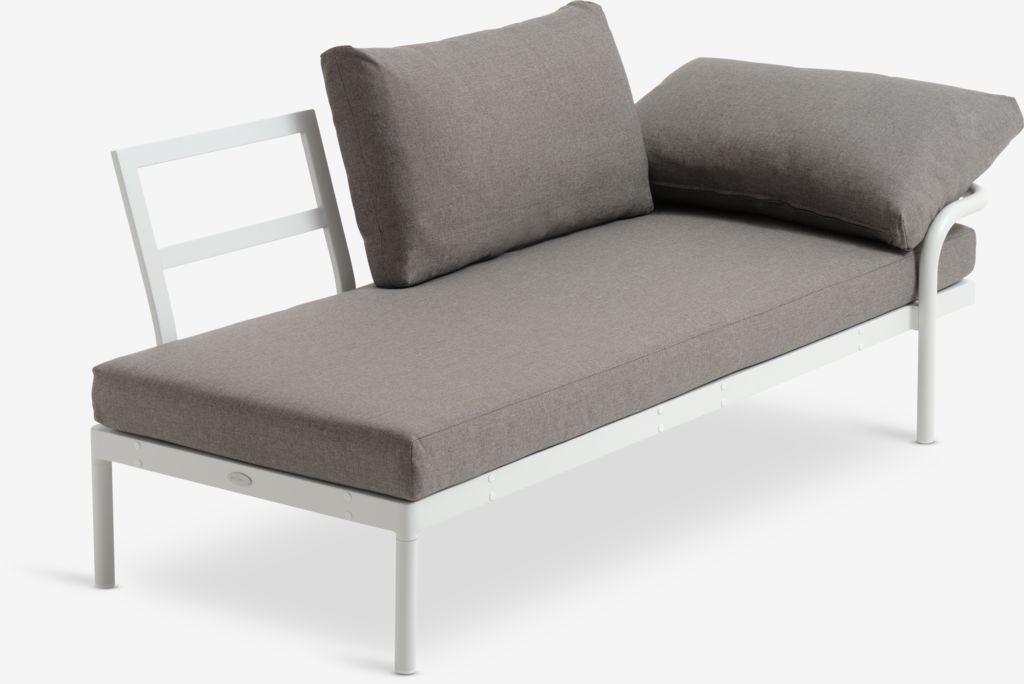 Chaise-longue ODDESUND branco