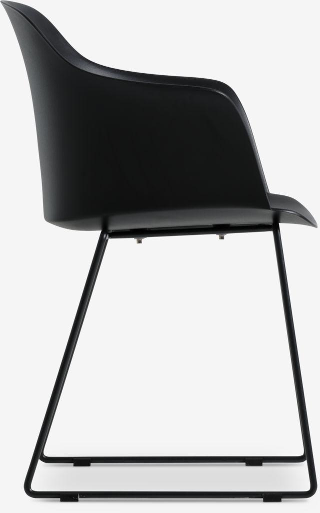 KOPERVIK C215 mesa cinzento + 4 SANDVED cadeira preto