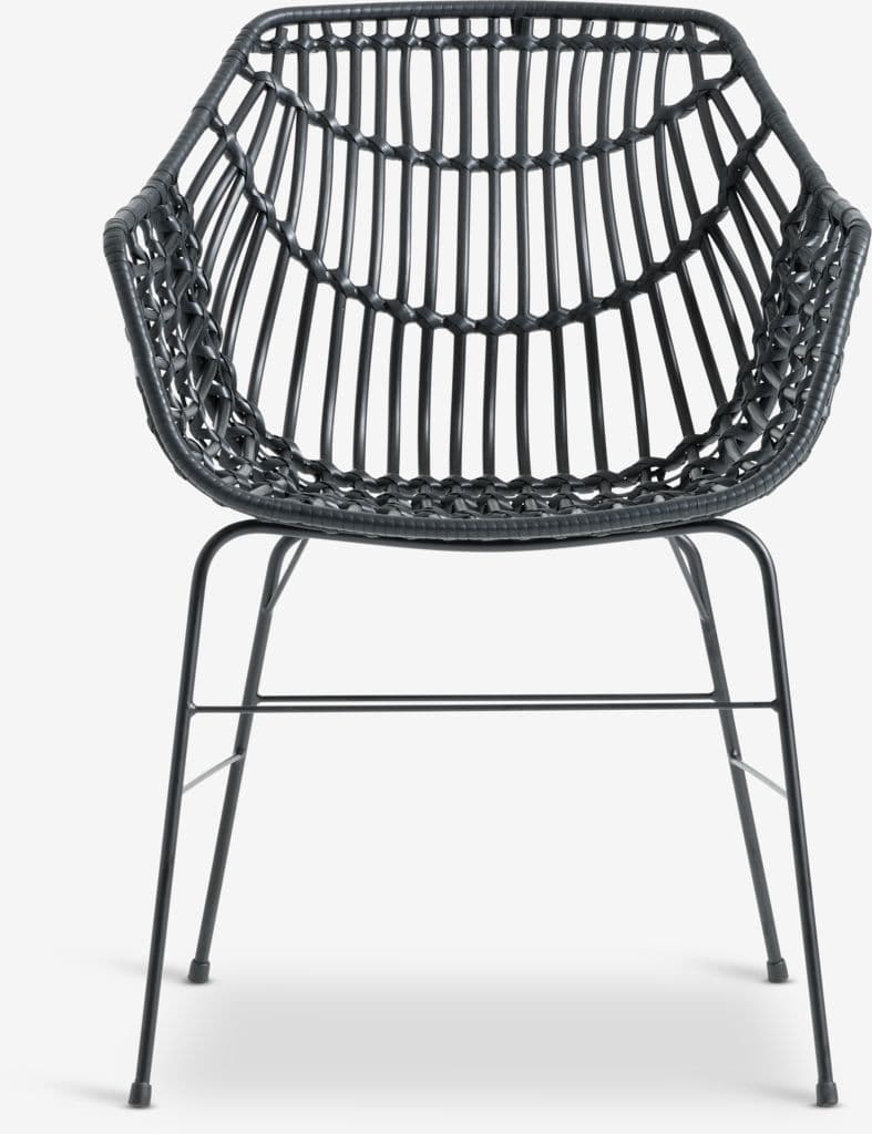 SONNERUP C215 mesa cinzento + 4 ILDERHUSE cadeira preto