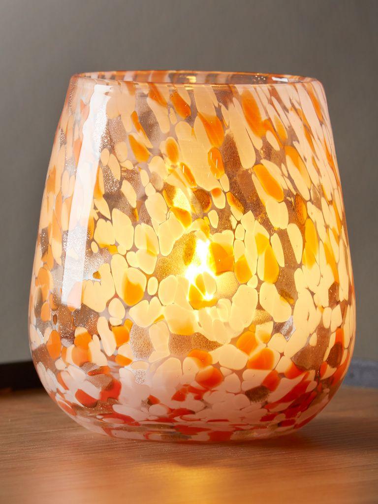 Porta-velas SVENDSEN Ø9xA10cm vidro