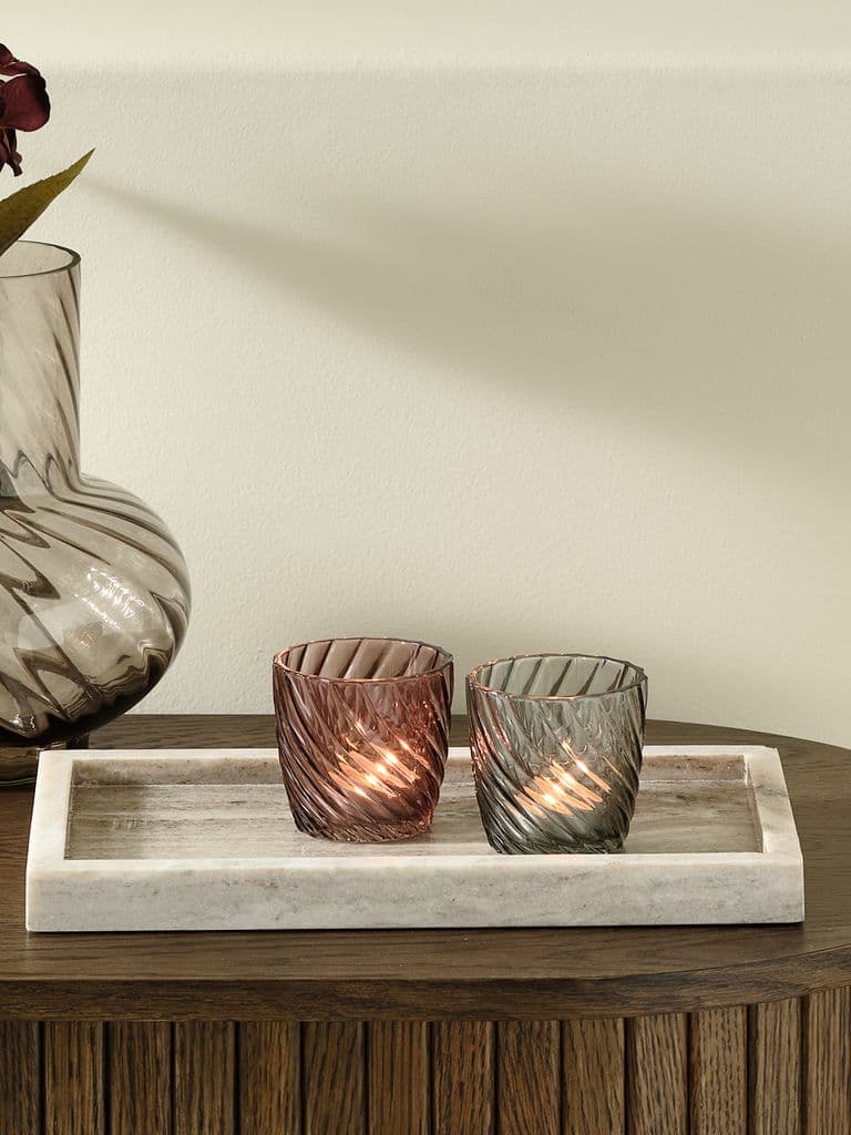 Porta-velas VAGN Ø8xA8 cm vidro sortido