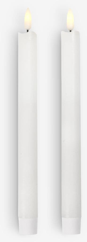 Vela LED ESBEN A25cm 2 unidades