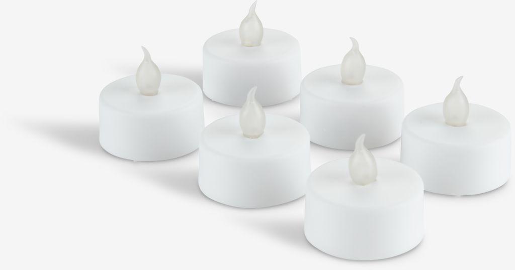 Velas LED MORGAN com temporizador 6 unidades