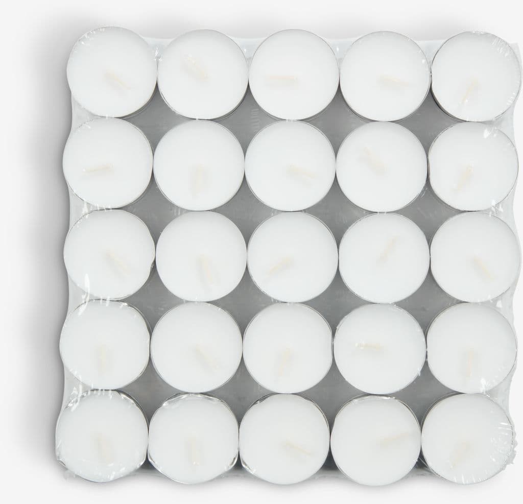 Velas pequenas REGNER 50 unidades branco