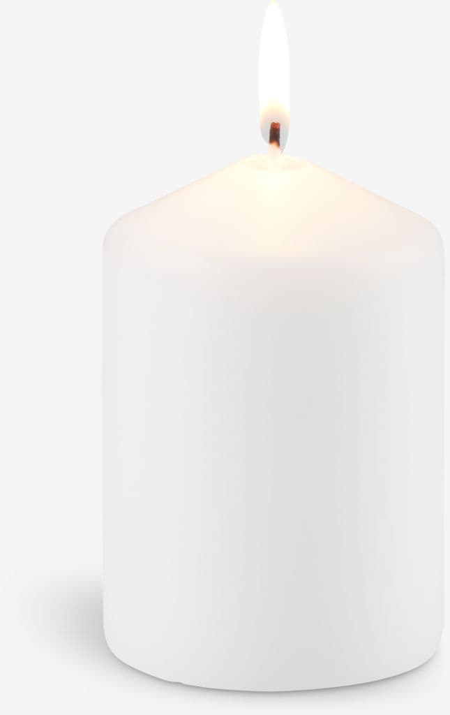 Vela grossa TORALF Ø7xA10cm branco