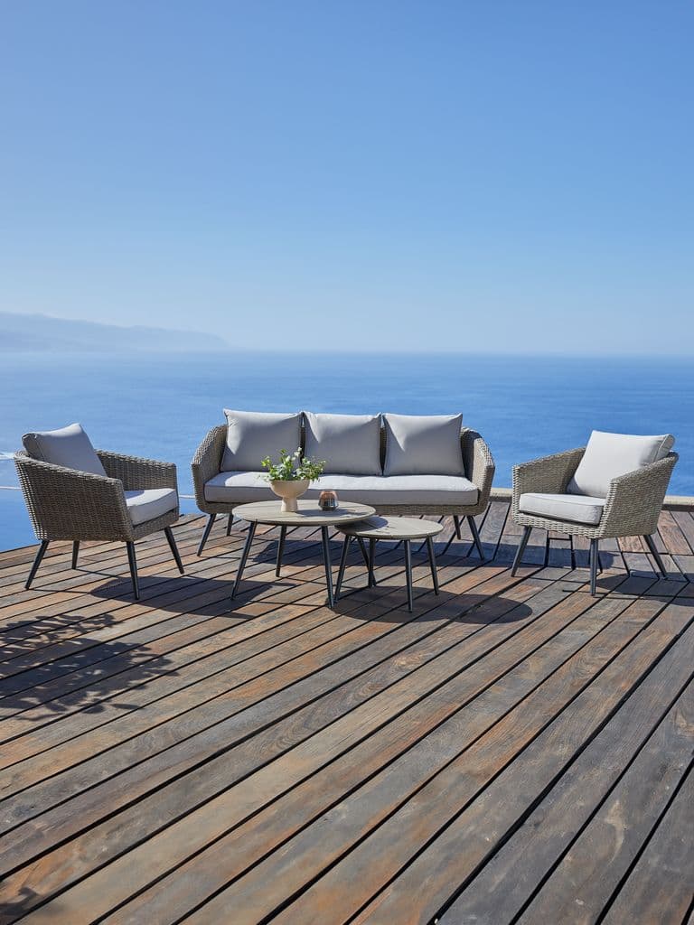 Lounge set SANDBAKKE 5 lugares natural