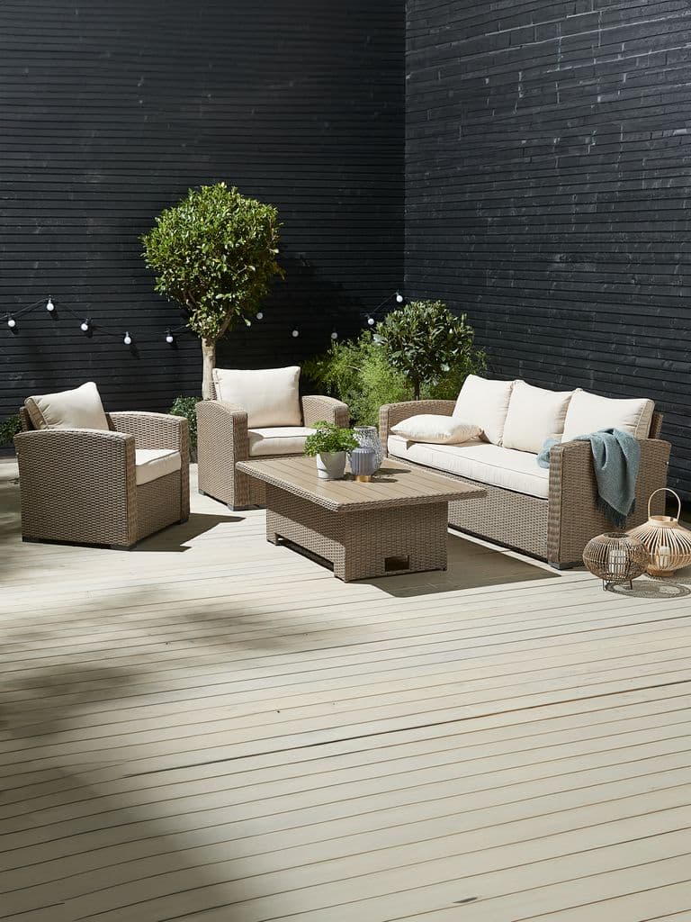 Lounge set VEMB 5 lugares natural