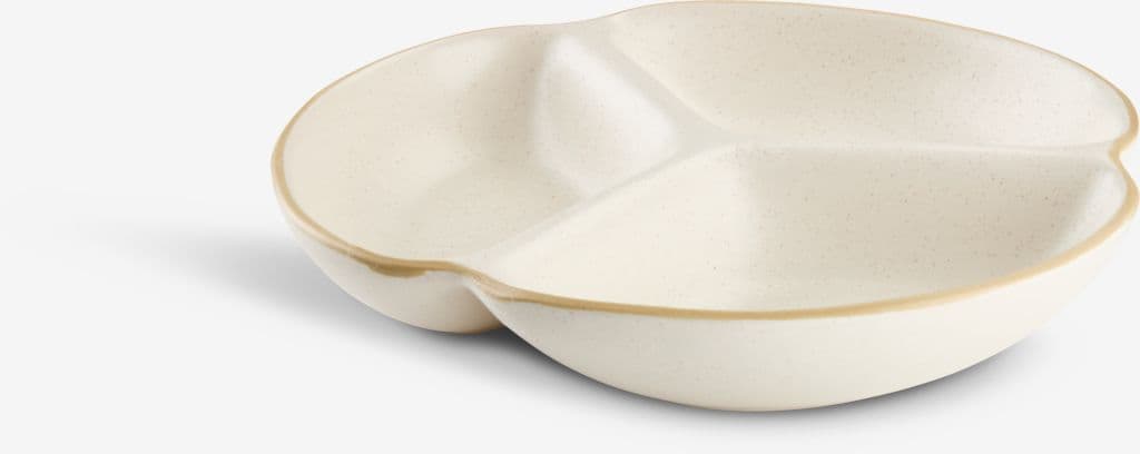 Prato aperitivos JENSEN Ø22xA4cm branco