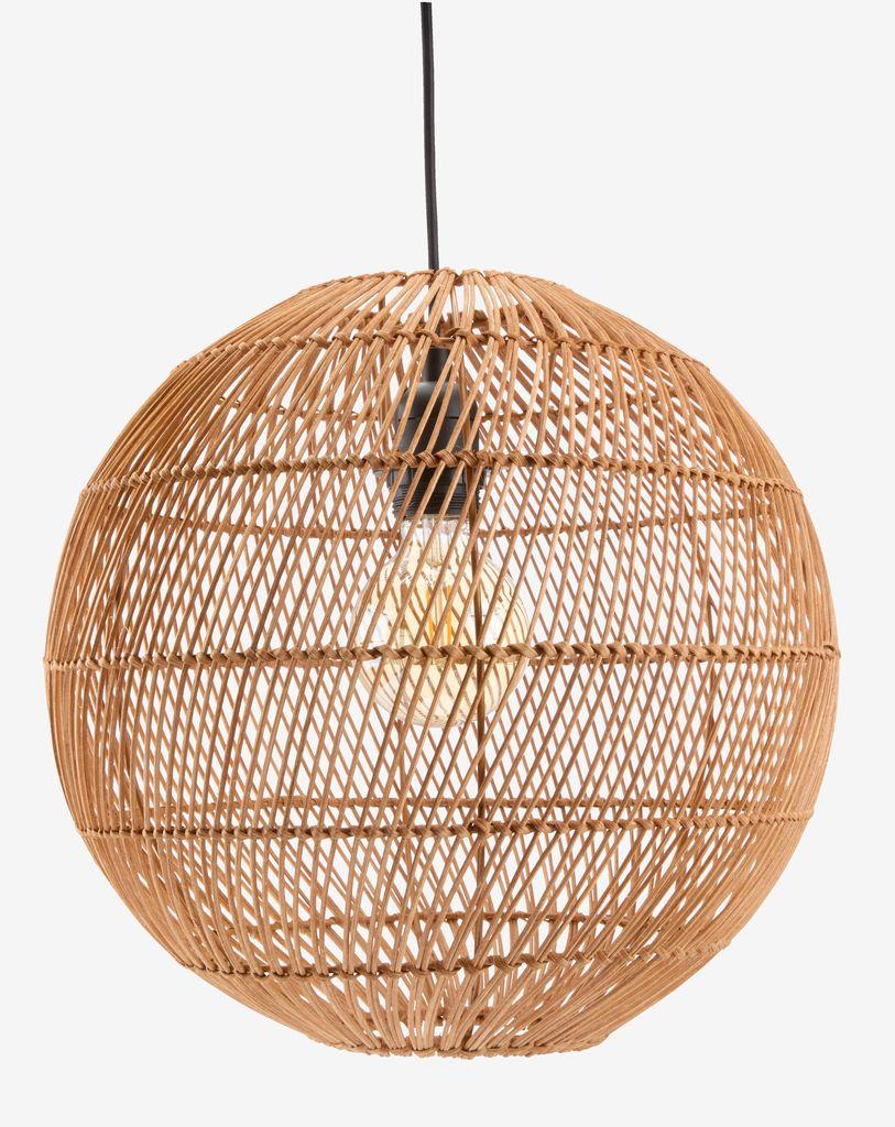 Candeeiro de teto HAAKON Ø35cm rattan