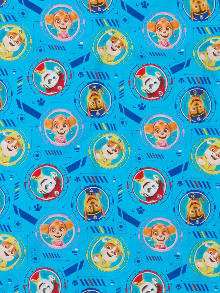 Conjunto capa edredão PATRULHA PATA 155x220 azul