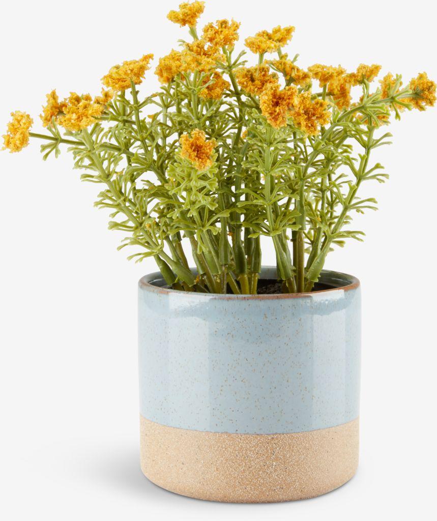 Planta artificial KALLE Ø13xA16cm amarelo