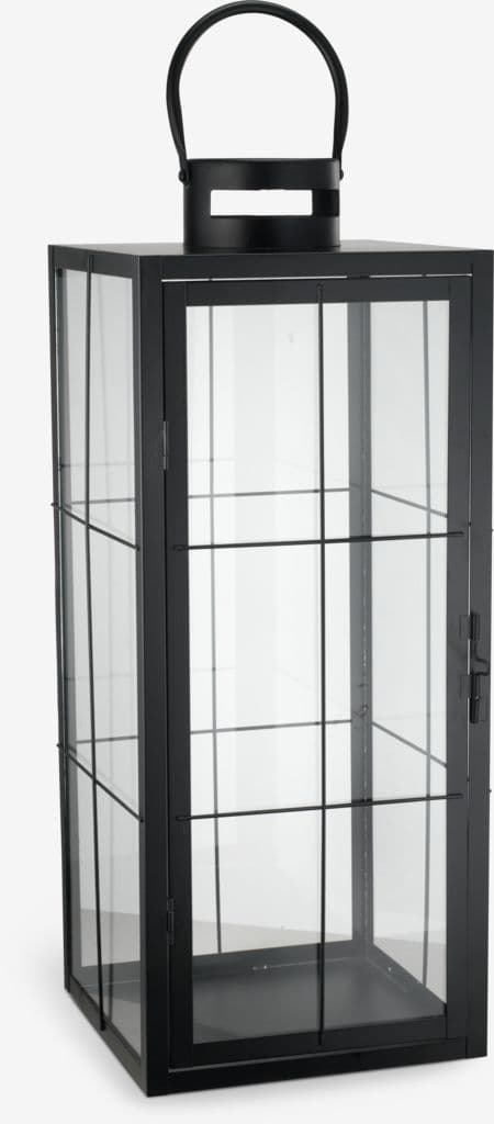Lanterna VILLADS L20xC20xA50cm preto