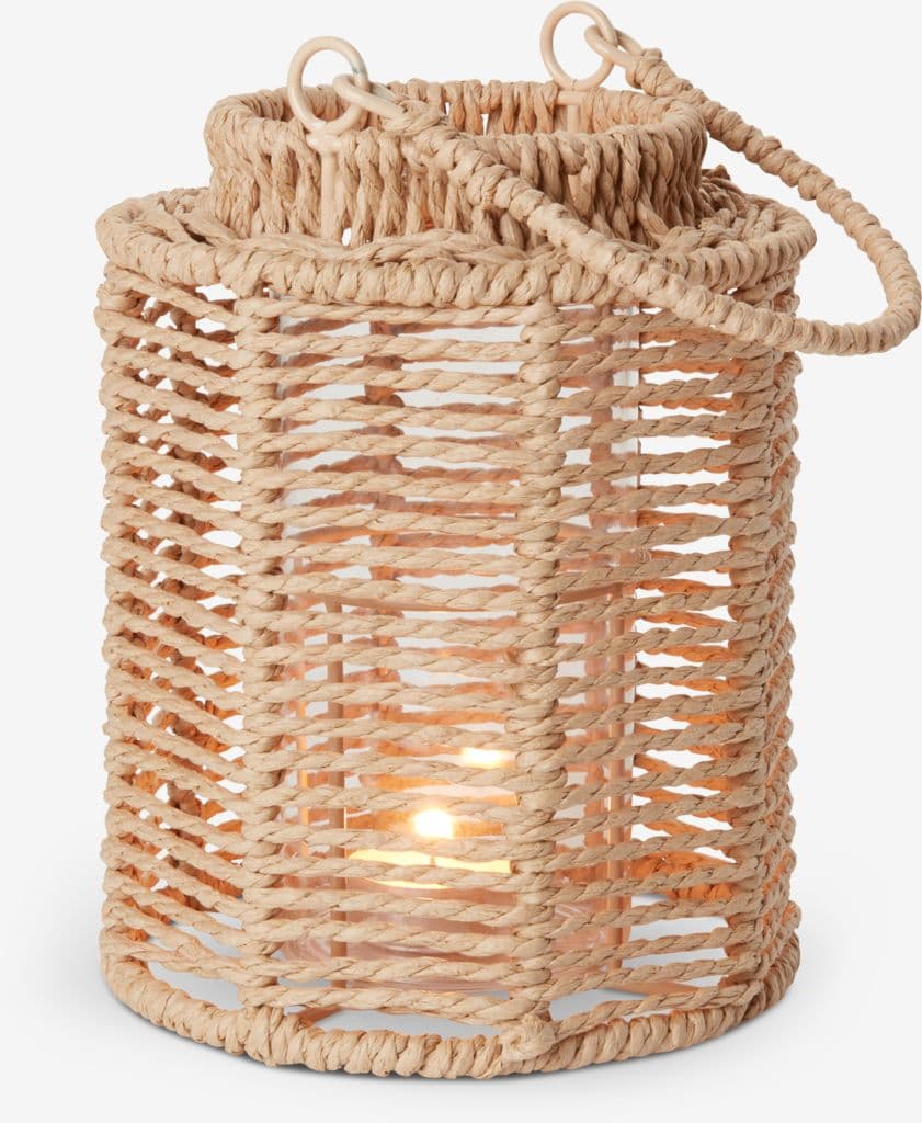 Lanterna MANDRUP Ø15xA20cm natural
