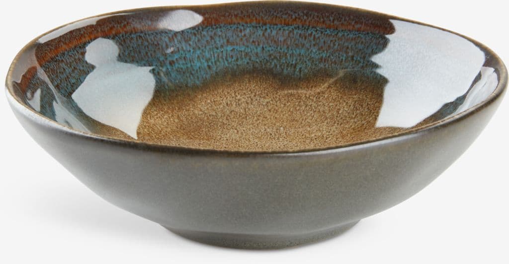 Tigela KLAES Ø15cm castanho cerâmica