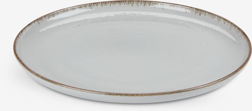 Prato FERDUS Ø27cm grés cinzento