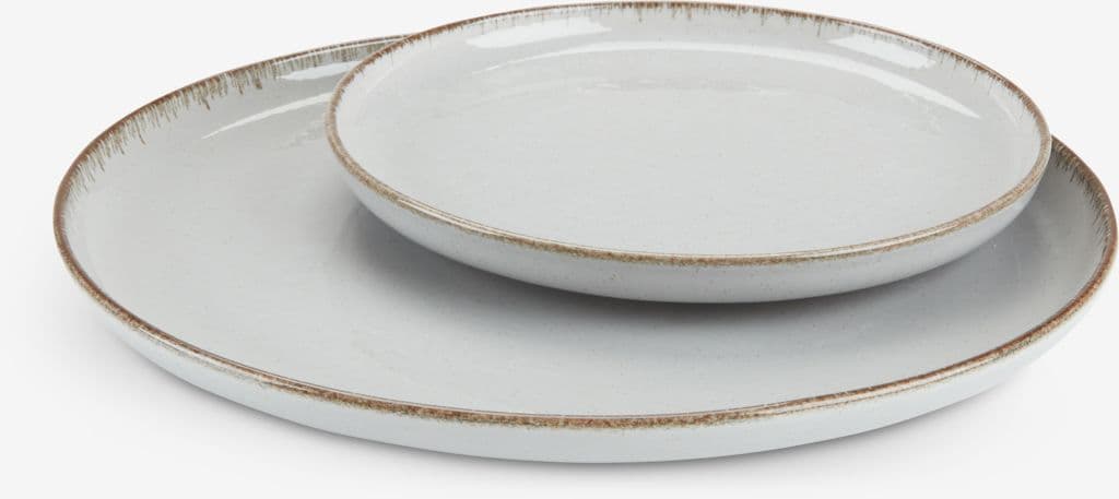 Prato FERDUS Ø27cm grés cinzento