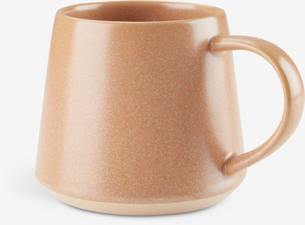 Caneca OLLE 33cl Ø10xA9cm castanho