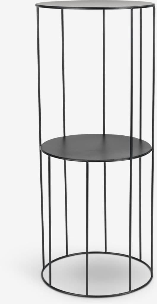 Pedestal PELLE Ø25xA60cm preto