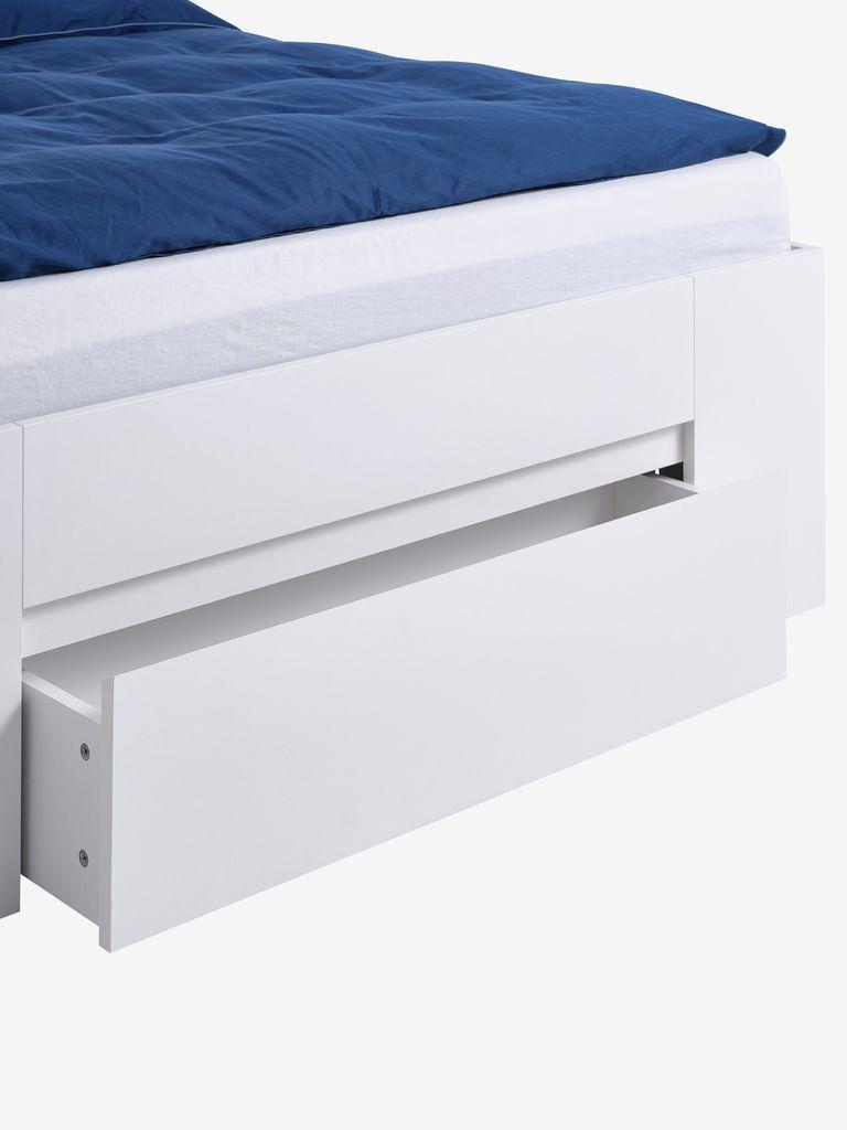 Estrutura de cama LIMFJORDEN 140x190 3 gavetas branco