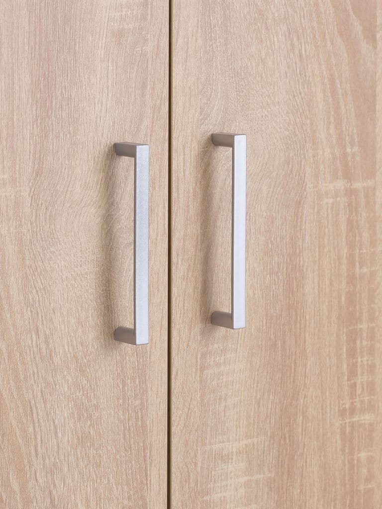 Roupeiro FANDRUP 97x176 2 portas 3 gavetas cor carvalho cl